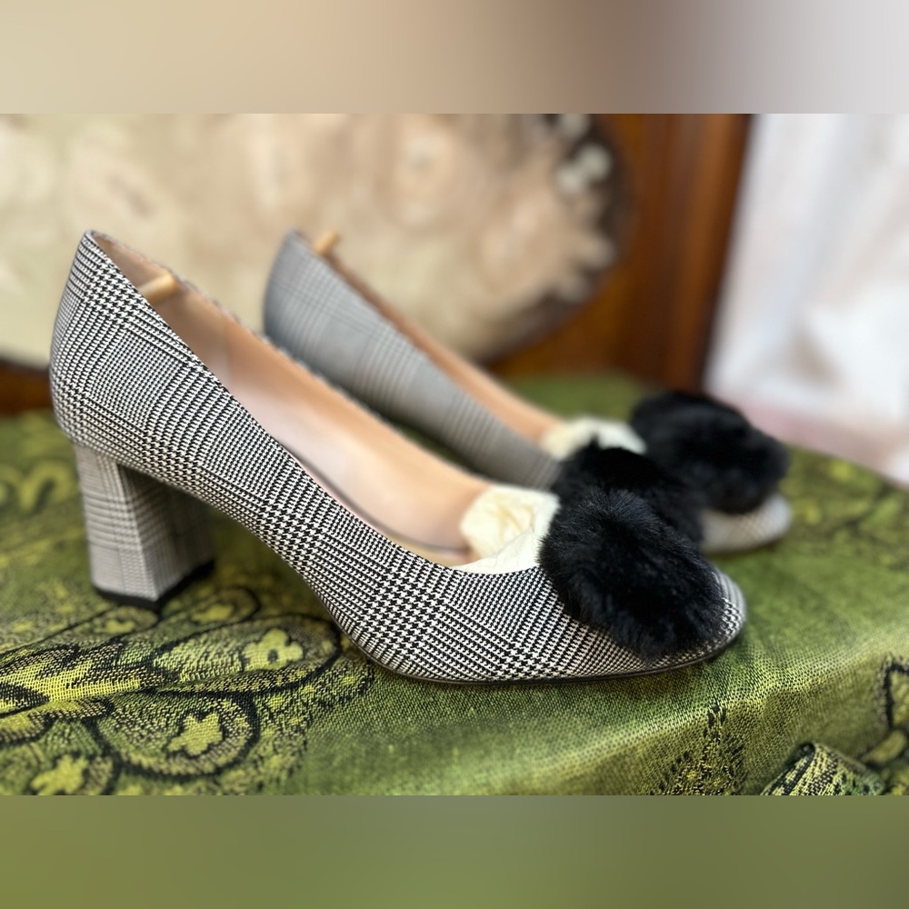 Kate Spade New York BLACK/WHITE Women's Carine Pump (8M) ‼️NIB‼️
